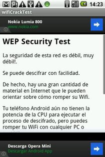 Wi-Fi Crack Test 2.0.2. Скриншот 2