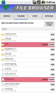 WiFi File Browser 2.0.21. Скриншот 3