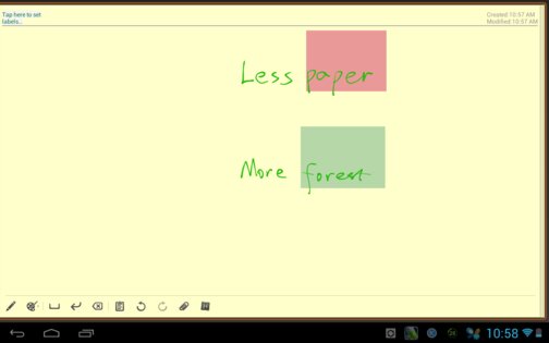 Handrite Note Notepad Lite 2.18. Скриншот 1