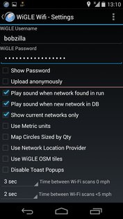 WiGLE исследование WiFi сетей 2.98. Скриншот 6