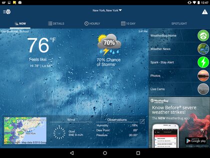 WeatherBug 5.119.0-63. Скриншот 9
