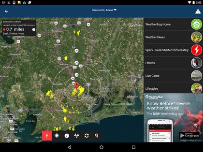 WeatherBug 5.119.0-63. Скриншот 11