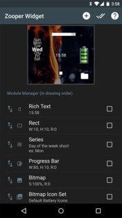 Zooper Widget 2.60. Скриншот 10
