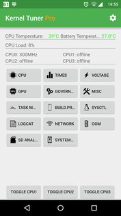 Kernel Tuner (Dual Core) 4.4.9. Скриншот 1