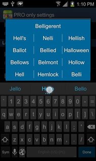 Jelly Bean keyboard (VLLWP) 1.9.8.7 Free. Скриншот 6