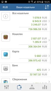 Мои Кошельки 7.1. Скриншот 1
