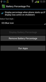 Аккумулятор в процентах 3.0.0. Скриншот 6