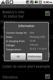Battery Notification PRO 3.0.4. Скриншот 4