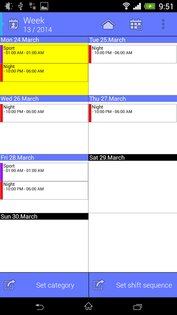 Work Calendar Lite 4.0.22. Скриншот 6