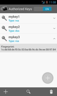 SSHDroid 2.1.2. Скриншот 5