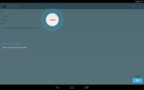 SSHDroid 2.1.2. Скриншот 10
