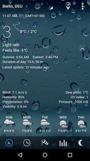 3D Sense clock & weather 8.90.0. Скриншот 2