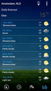 3D Sense clock & weather 8.90.0. Скриншот 5
