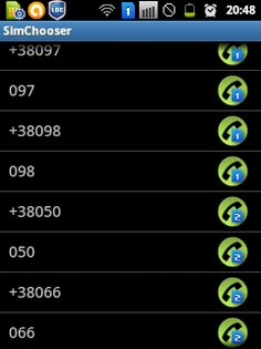 SimChooser 1.0.2. Скриншот 2
