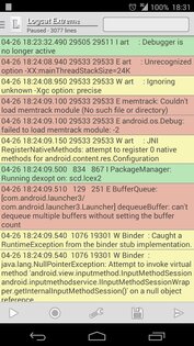 Logcat Extreme 2.2. Скриншот 1