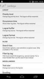 Logcat Extreme 2.2. Скриншот 6