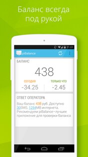 piBalance 2.505. Скриншот 1