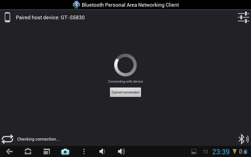 Bluetooth PAN 1.14. Скриншот 4