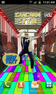PSY GANGNAM STYLE LWP and Tone 1.0. Скриншот 1