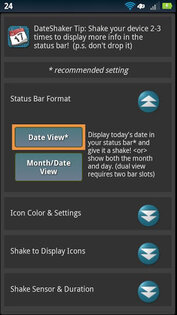 Status Bar 2.001PRO. Скриншот 1