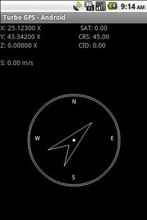 Turbo GPS 2.334. Скриншот 1