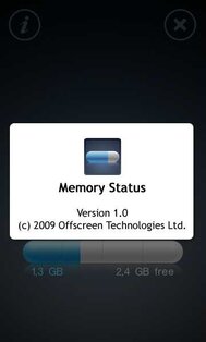 Memory Status Touch 1.00. Скриншот 2