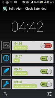 Solid Alarm Clock Extended 4.1. Скриншот 1
