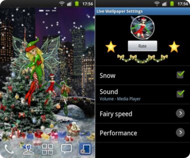 New York Winter Live Wallpaper. Скриншот 2