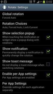 Ultimate Rotation Control 6.3.5 (Google). Скриншот 5