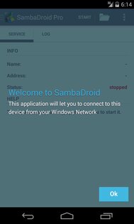 SambaDroid 2.1.3. Скриншот 1