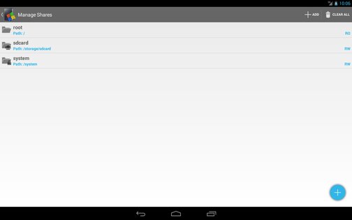 SambaDroid 2.1.3. Скриншот 9