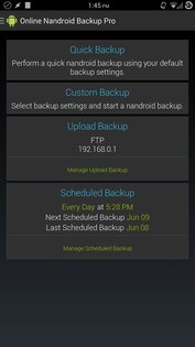 Online Nandroid Backup 4.4.5. Скриншот 1