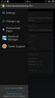 Online Nandroid Backup 4.4.5. Скриншот 2