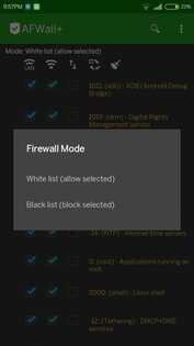 AFWall+ (Android Firewall +) 4.0.1. Скриншот 2