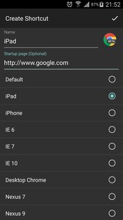User Agent Switcher 1.6.1. Скриншот 3