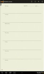 Moleskine Journal 1.1.1. Скриншот 6