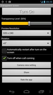 Transparent Screen 2.0.4. Скриншот 1