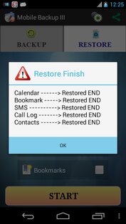 Mobile Backup III 3.1.1. Скриншот 6