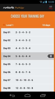 Runtastic Push-Ups Workout 1.13. Скриншот 6