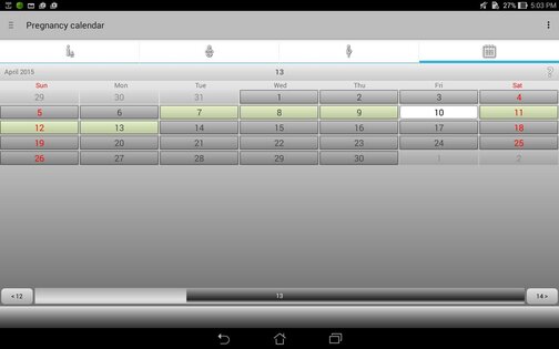 Календарь беременности 2.6.1. Скриншот 12