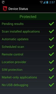Zoner Mobile Security 1.8.5. Скриншот 2