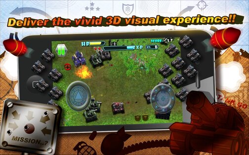 3D TANK GO Lite 1.1.3. Скриншот 2