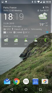 Прозрачные часы и погода 9.00.6. Скриншот 17