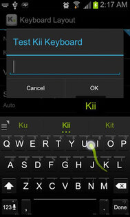 Kii Keyboard 1.2.9 r4. Скриншот 1