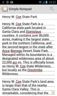 Simple Notepad 2.0.1. Скриншот 5