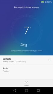 Huawei Backup 10.1.2.330. Скриншот 4