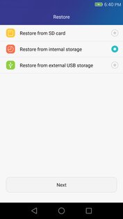 Huawei Backup 10.1.2.330. Скриншот 5