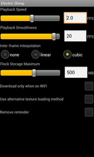 Electric Sheep Live Wallpaper 2.2. Скриншот 5