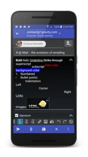 K-@ Mail 1.16. Скриншот 4