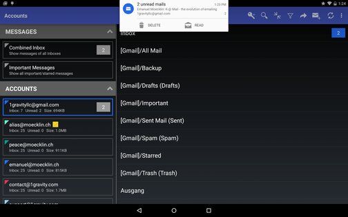 K-@ Mail 1.16. Скриншот 6